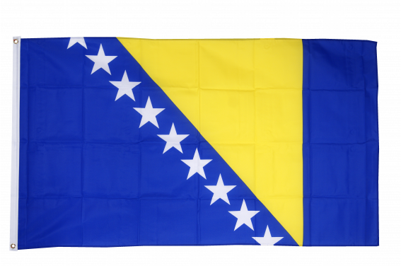 Flagge  Fahne Bosnien-Herzegowina mit Hohlsaum 