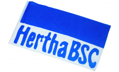 Flagge mit Hohlsaum Hertha BSC Schriftzug - 100 x 150 cm