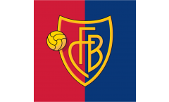 Flagge mit Hohlsaum FC Basel - 100 x 150 cm